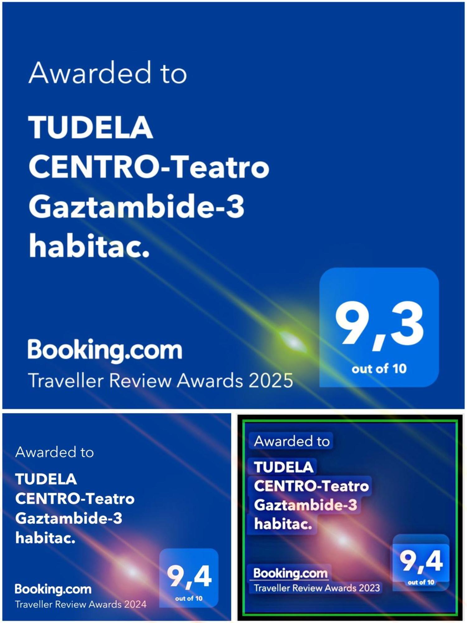 Apartmán Tudela Centro-Teatro Gaztambide-3 Habitac. Exteriér fotografie